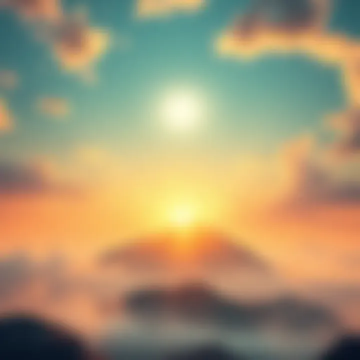 A serene landscape symbolizing pure consciousness and mindfulness