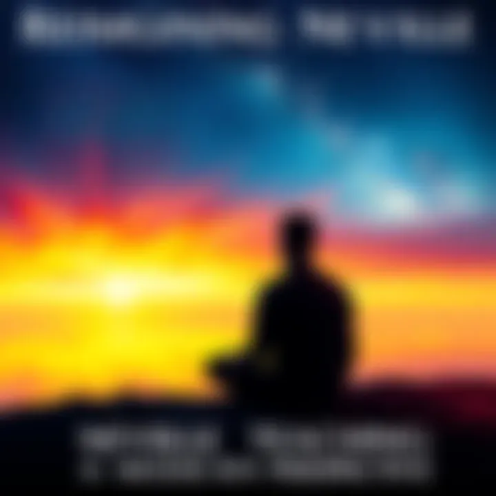 Individual sitting in a peaceful space, reflecting on their thoughts and aspirations, symbolizing the connection between the 3D self and 4D awareness.