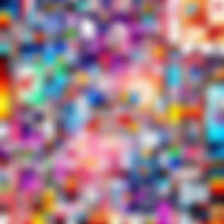 An artistic representation showcasing diverse trends in society, symbolizing innovation and change.