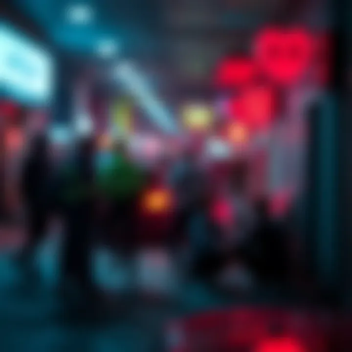 A blurry photo that sparked debate on forums, showing an unclear scene from the 2017 incident associated with 4chan.