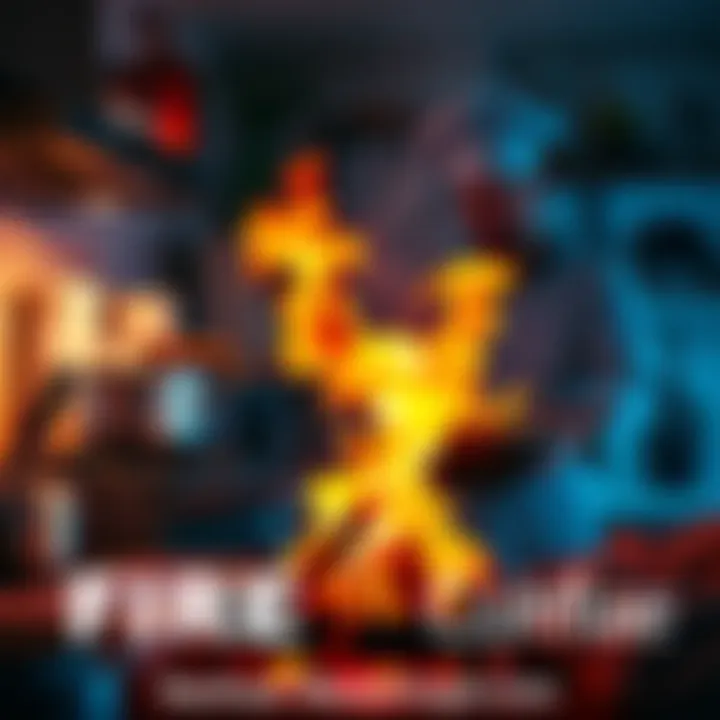 Cooking with Fire or Gas A vibrant kitchen scene showing a chef cooking on both a gas stove and a fire pit, highlighting the debate between gas and fire cooking methods.