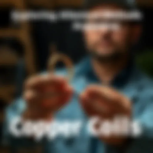 A person holds copper coils while discussing alternative health methods in Argentina