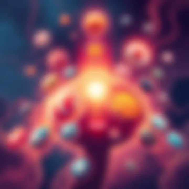 An illustration showing various corporate logos surrounded by a mystical aura, symbolizing hidden meanings and protectors. The logos include well-known brands in a dynamic layout.