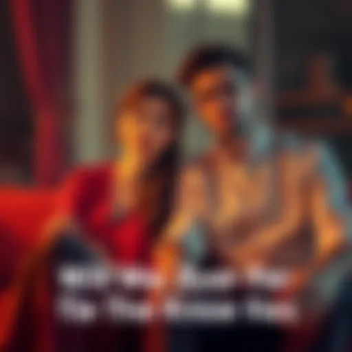 A concerned couple sitting together, discussing their thoughts on marriage and relationship uncertainties, looking thoughtful and worried.