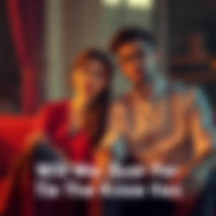 A concerned couple sitting together, discussing their thoughts on marriage and relationship uncertainties, looking thoughtful and worried.