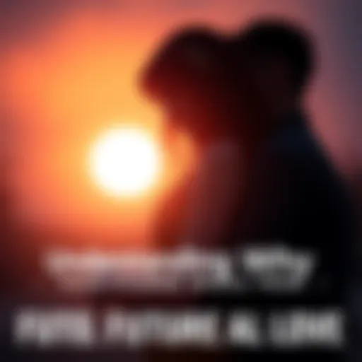 A couple holding each other, symbolizing love and connection, with a soft glow around them to indicate warmth and emotional growth
