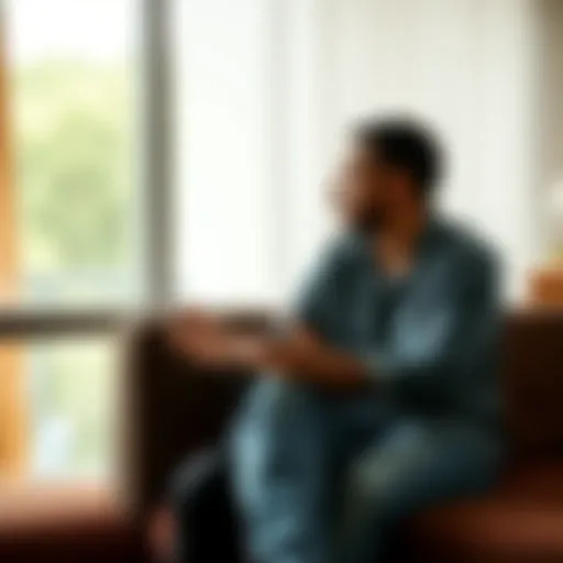 A couple sitting together, discussing their feelings and emotions, showing a supportive atmosphere.