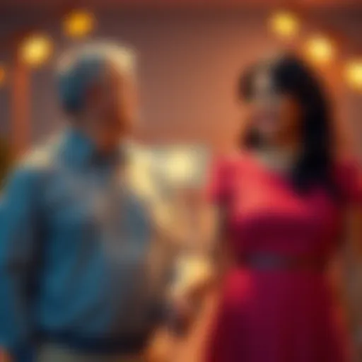 Frances and Anthony Toto smiling while holding hands, representing their turbulent yet enduring marriage.