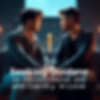 A couple sitting together, holding hands and looking into each other's eyes, symbolizing love and connection despite challenges