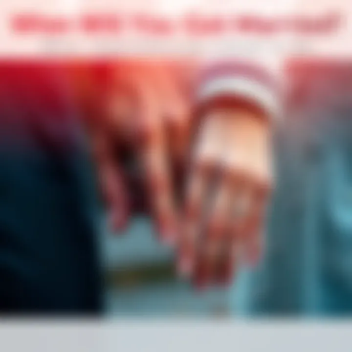 Couple holding hands with wedding rings A happy couple with wedding rings on their fingers, symbolizing love and commitment