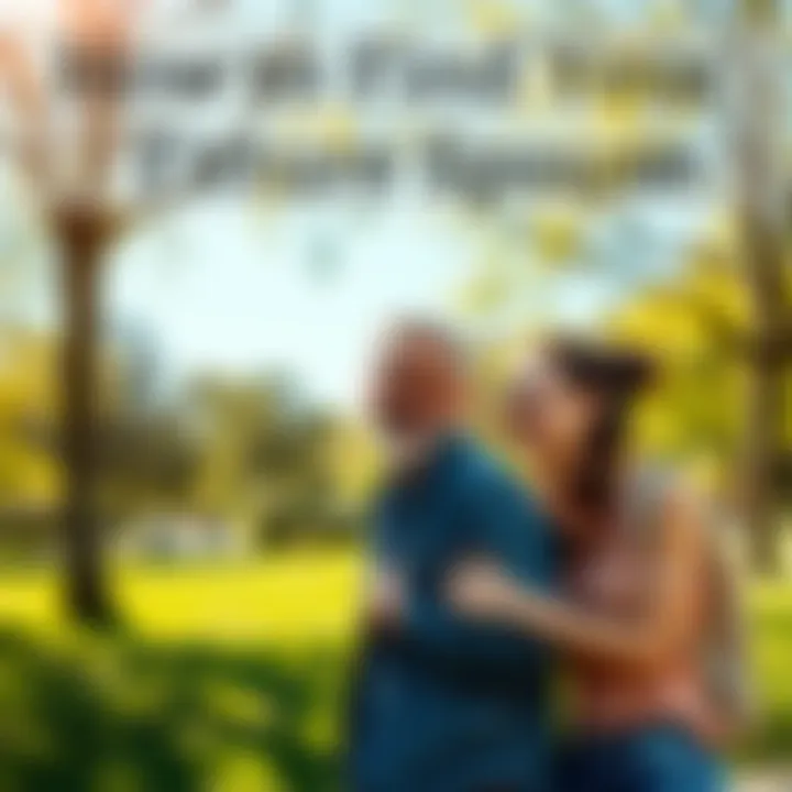 A couple enjoying a sunny day in a park, connecting and laughing together