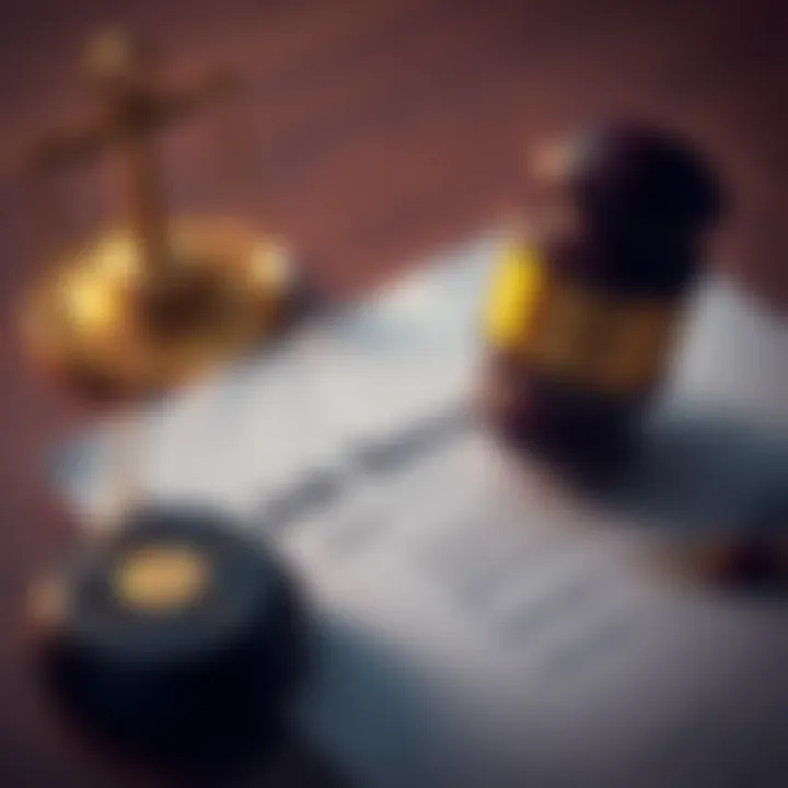 A gavel resting on a legal document with the words 'Job Security' visible, symbolizing a court ruling that protects workers from being replaced by AI.