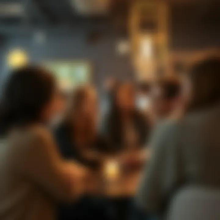 A group of locals in Central New York sharing thoughts about spiritual communities in an informal setting.