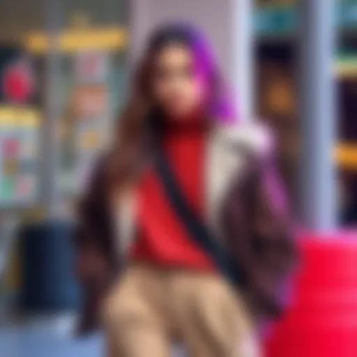 A person wearing a comfortable and stylish Taurus Uniform outfit, showcasing a mix of cozy fabrics and relaxed fit, perfect for casual outings.