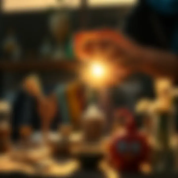 Crafting with Solar Energy A person crafting with sunlit materials, showcasing various handmade items using sunlight in a creative setting.