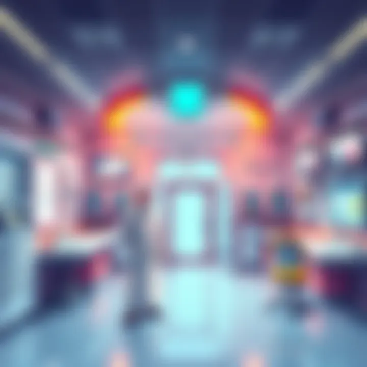 A colorful illustration of various imaginative doctor-themed ideas like a futuristic clinic, quirky medical tools, and unique healthcare scenarios.