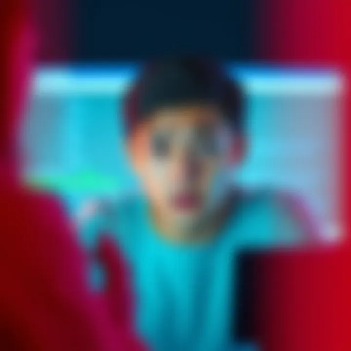 A creator appears worried while reading negative comments online, reflecting on the impact of criticism on their work and identity.