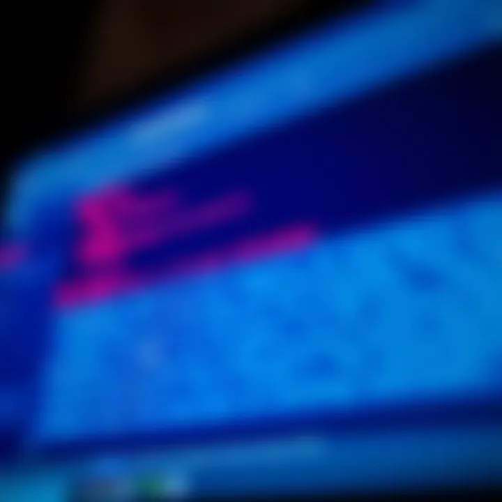 Creepy Message Format A close-up of a computer screen displaying an unsettling text message with unusual formatting, hinting at something strange.