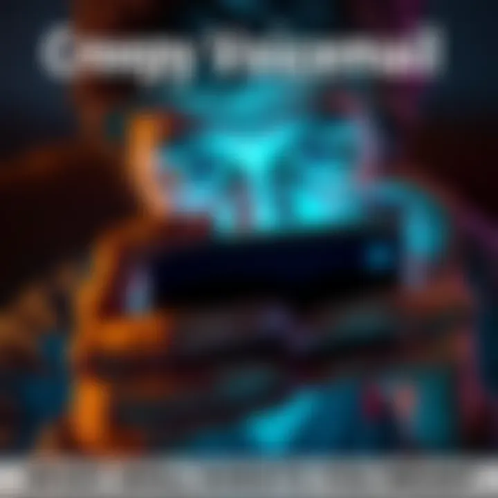 Creepy Voicemail Call A person looking at their phone with a worried expression, hearing a strange voicemail with high-pitched sounds.
