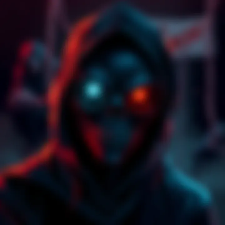 A creative illustration of a creepypasta original character inspired by Masky and Victor Van Dort, showcasing a spooky atmosphere with dark colors and intriguing details.