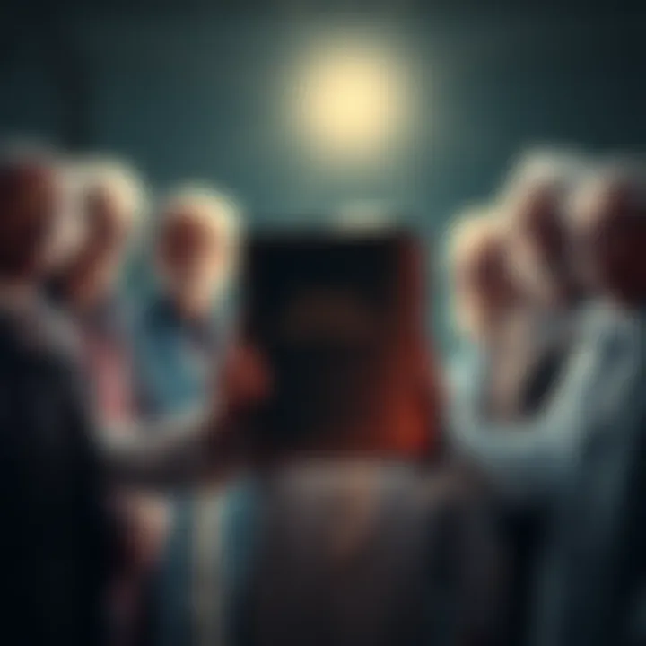 Critics of Einstein's Theory A group of scientists stands together, holding a book titled 'Hundert Autoren Gegen Einstein', displaying discontent towards Einstein's theories.