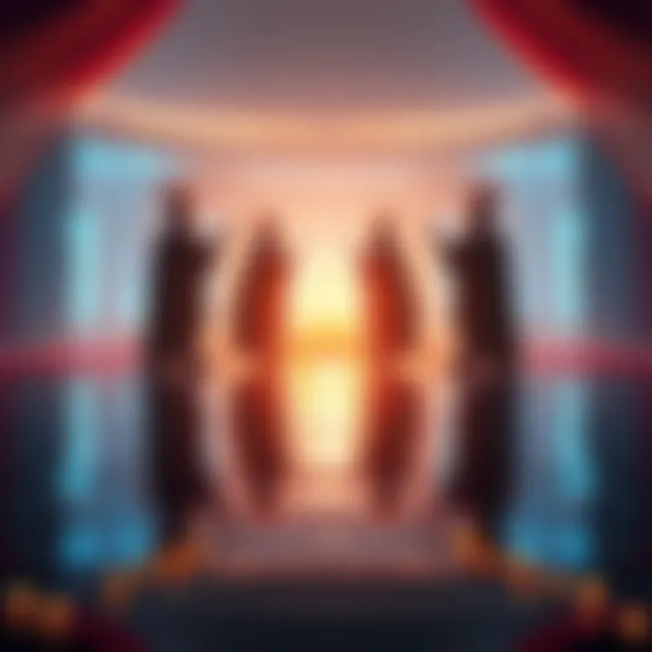 A serene moment capturing the essence of spiritual peace after the crowning ceremony, symbolizing a connection to San Lazaro and inner tranquility.