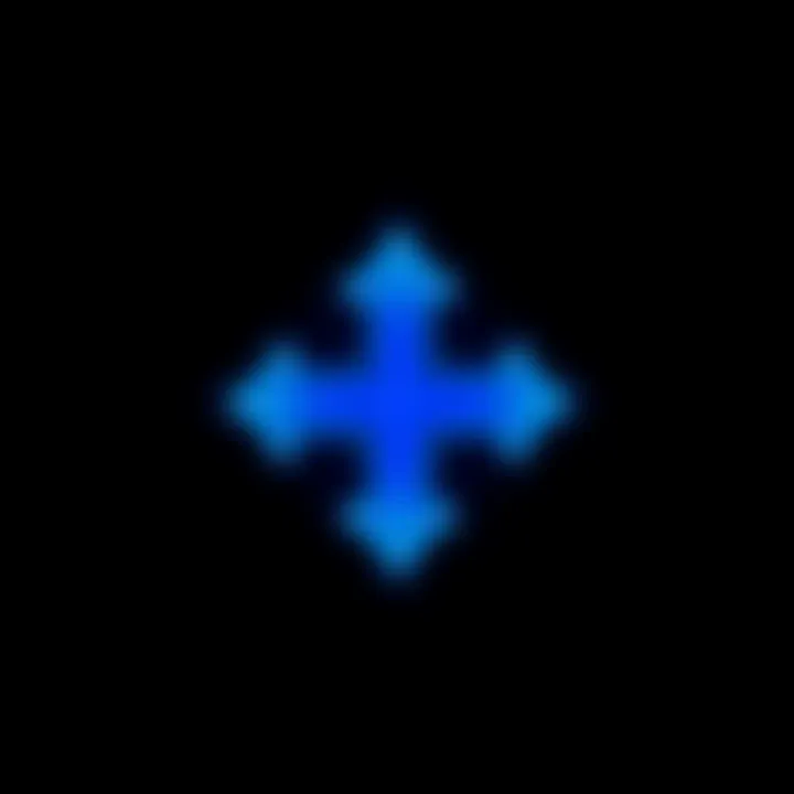 A close-up of the Cruz Invertida symbol displayed on a dark background, showcasing its unique shape and design.