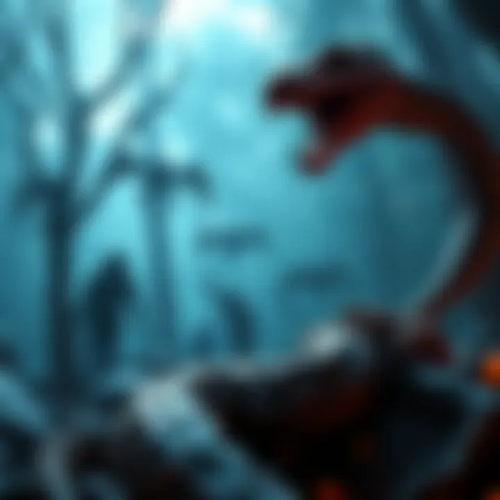 A collection of photos showcasing various cryptids including Lois's monkey and the Congo giant snake