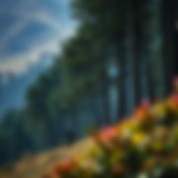 A figure seen among trees on a hillside in Northern California, sparking curiosity.