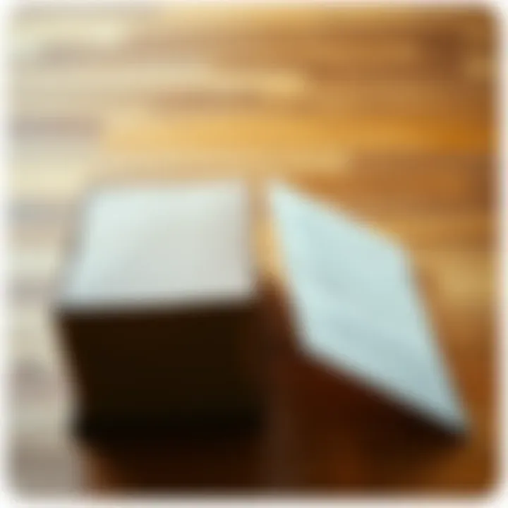 A book and a folded piece of paper side by side, showcasing their similarities