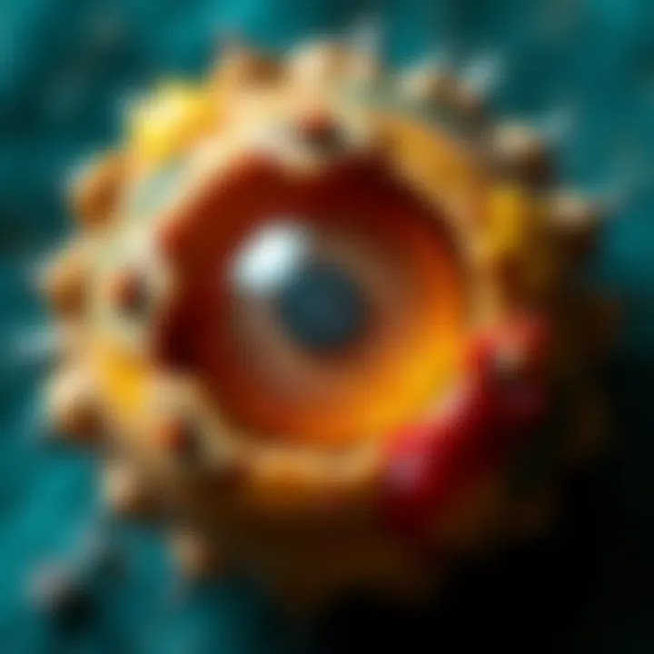 A close-up of a peculiar object that sparks curiosity, with different textures and colors that invite speculation.