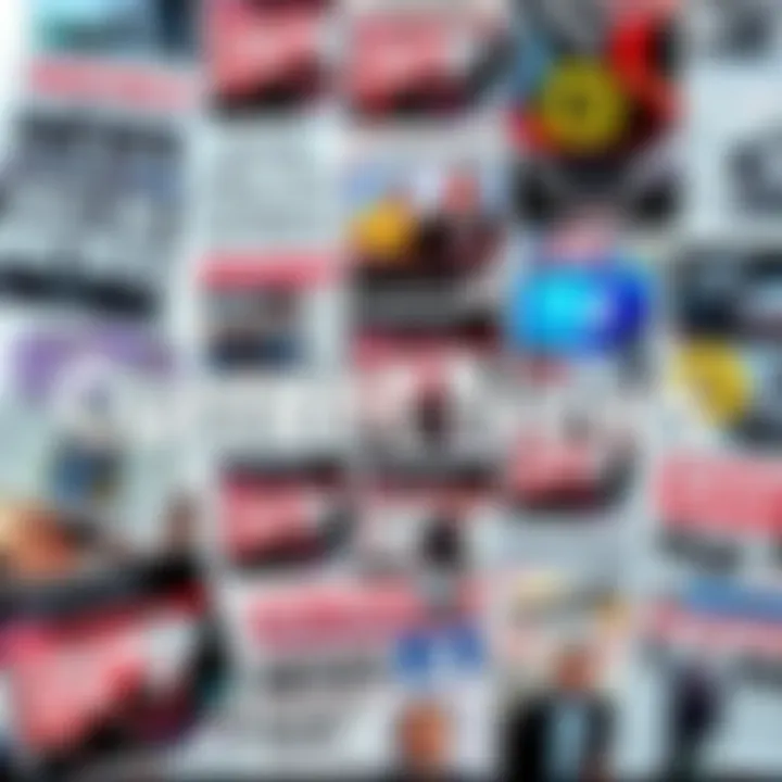 Current News Highlights A collage of newspaper headlines and digital news alerts showcasing today's major events and stories.