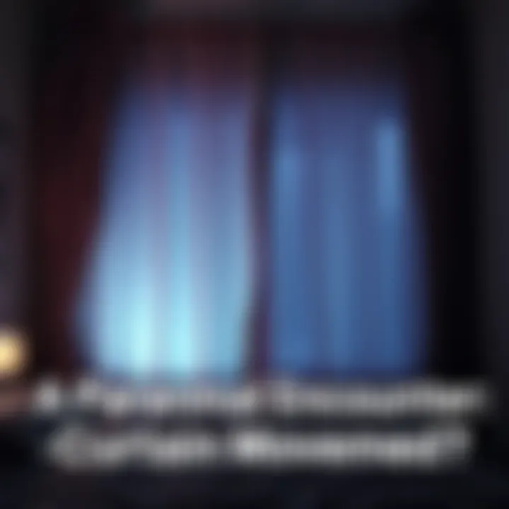 A curtain swaying slightly as if moved by an unseen force in a dimly lit bedroom