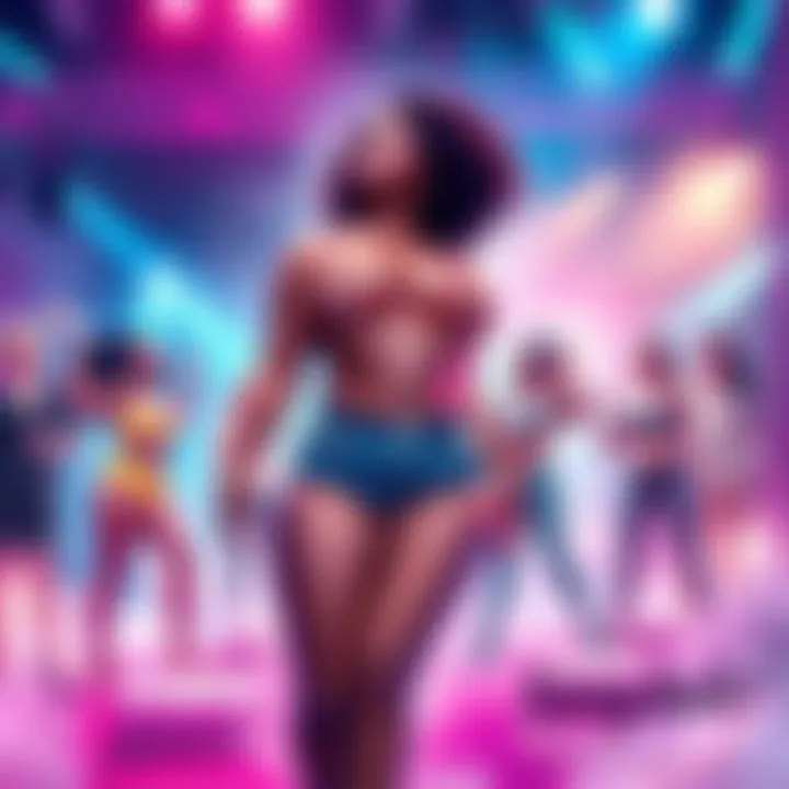 A vibrant playlist cover featuring feminine energy symbols and uplifting colors, showcasing various artists known for their subliminal tracks.