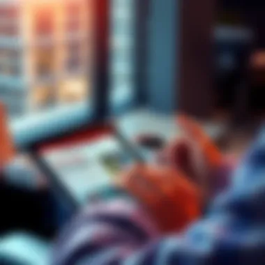 Daily insights from Doc A person reading a news article on a tablet with a cup of coffee beside them