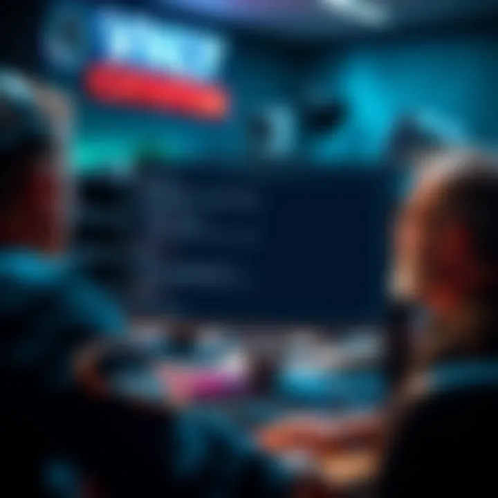 A depiction of Dan Richards engaging in online trolling, showing a computer screen with humorous comments in a digital forum setting.