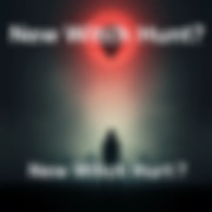 A dark silhouette of a person stands in fear, with a glowing alien figure looming above, symbolizing the tension between fear and the unknown in alien discussions