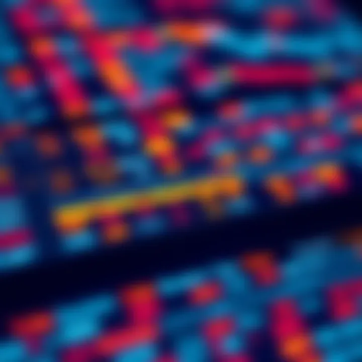 A close-up view of a data table showing highlighted cells to indicate unique quirks in tabulation.
