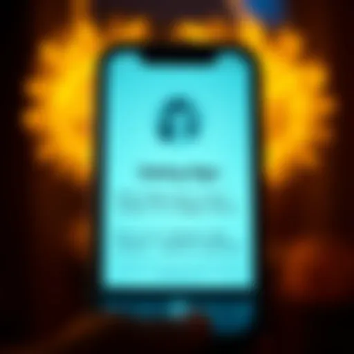 A screenshot of a dating app showing a fake account with stick figure drawings and a strange message.