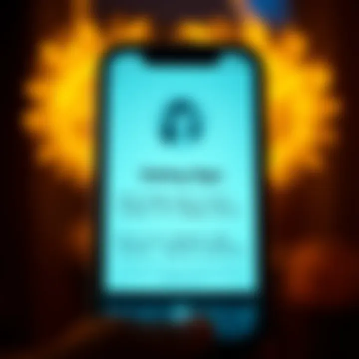 A screenshot of a dating app showing a fake account with stick figure drawings and a strange message.