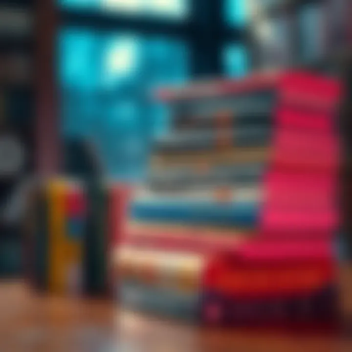 A collection of David Icke's books stacked together on a table, showcasing the covers and titles.