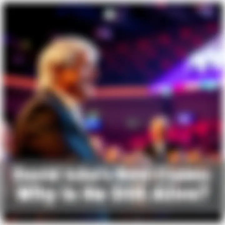 David Icke addressing an audience with a confident expression, highlighting his bold claims about elite power.