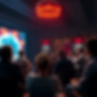 Group of people engaged in a discussion about David Wilcock’s theories and insights in a forum setting