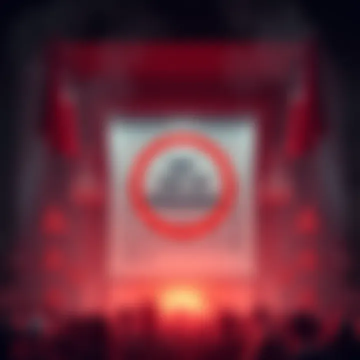 A calendar marked with a red circle around the Day of Vengeance, surrounded by alert signs and an anxious crowd.