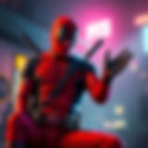 Deadpool in Red Pants Deadpool playfully comments on his bright red pants in a dream sequence
