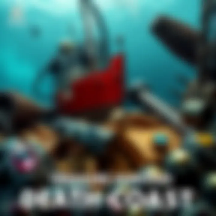 A diver explores a shipwreck in the waters off Nova Scotia, surrounded by gold and jewels from the 'Death Coast' show.