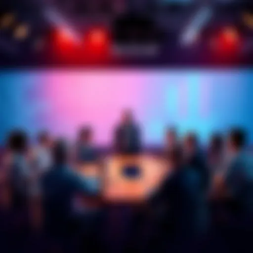 A group of people engaged in a lively debate around a table, highlighting the importance of valid points.