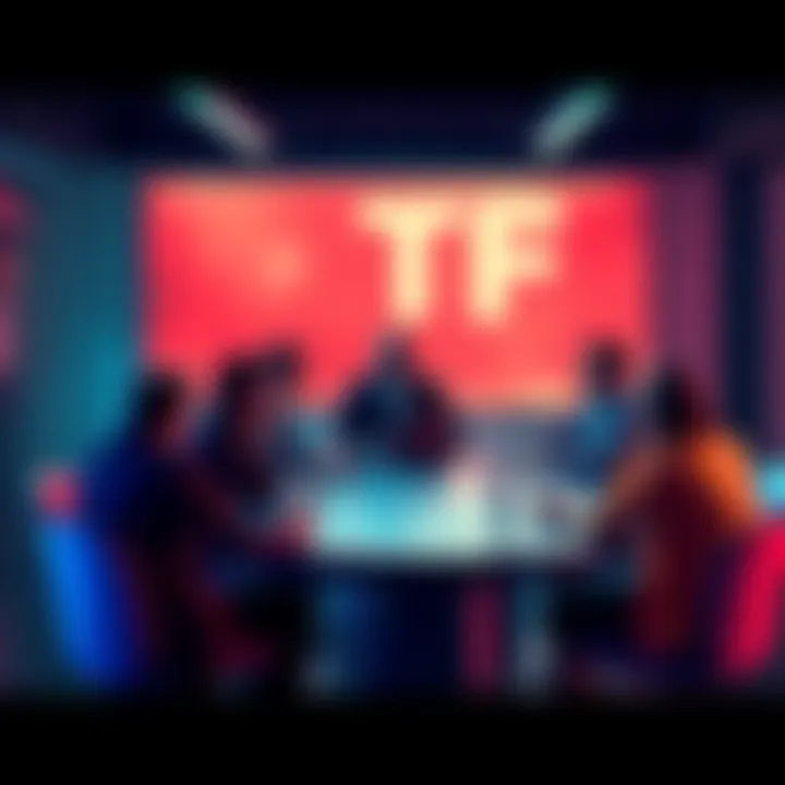 People discussing whether TF is a reward or punishment at a round table