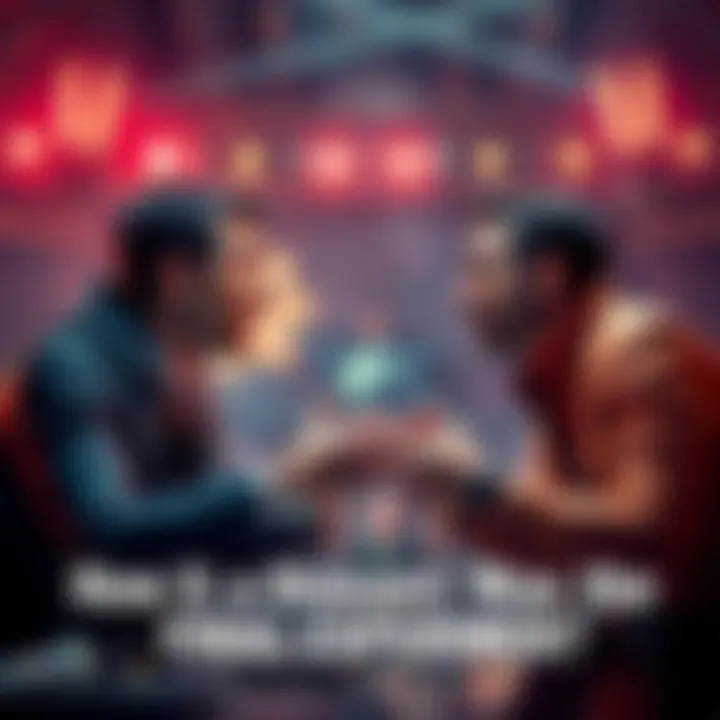 Witsit and Dustin Nemo arguing passionately during a heated debate about the Final Experiment.