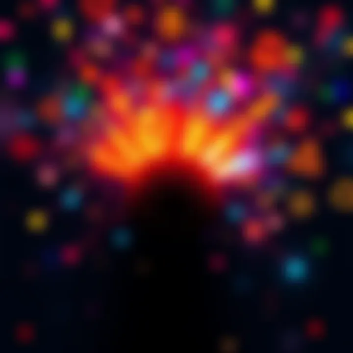 Deciphering Personal Messages Through Color and Symbolism Visual representation of interpreting personal messages with colors and symbols